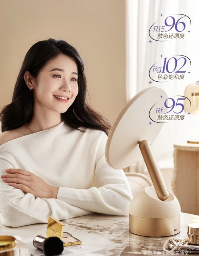 配歌岚美妆镜轻松get零失误妆容冰球突破双11抄作业！精致女孩标(图2)